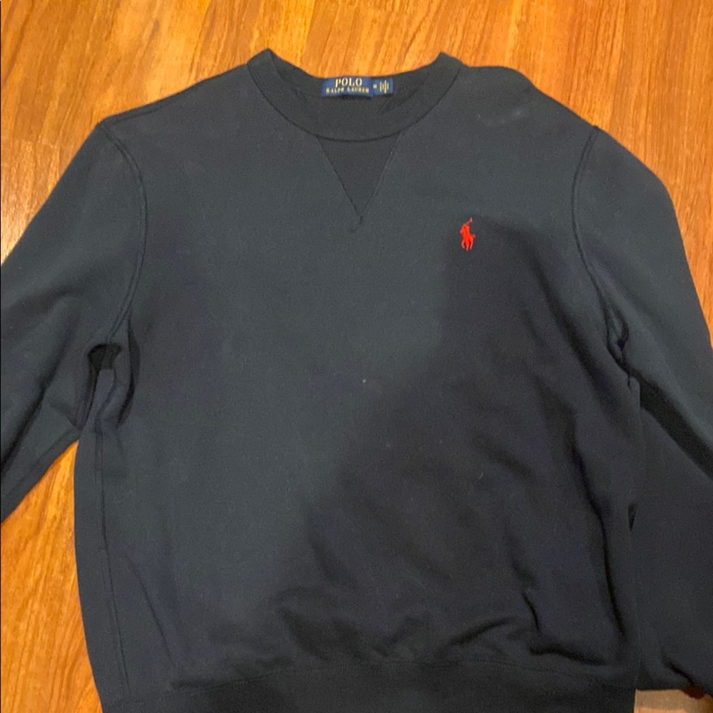 Polo by Ralph Lauren Black Crewneck Sweater